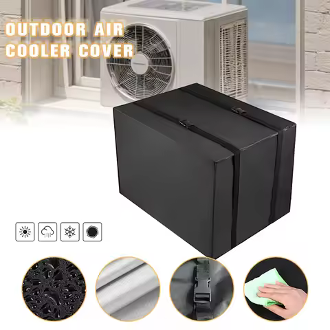 Window Air Conditioner Insulation Cover for Outside Unit, Outdoor Dust-Proof and Waterproof, 43X30X3