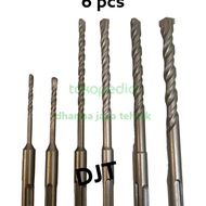 MATA SDS wall drill bit plus set of 6 pcs / SDS plus wall drill bit - DJT