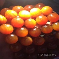 Genuine Full Transparent Disc Play Changbai Mountain Pine Pure Natural Amber Wood Northeast Bracelet