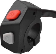 7/8" 22mm Right Handlebar Mount Start Kill Switch Engine Stop Button Power Starter Motorcycle Switch