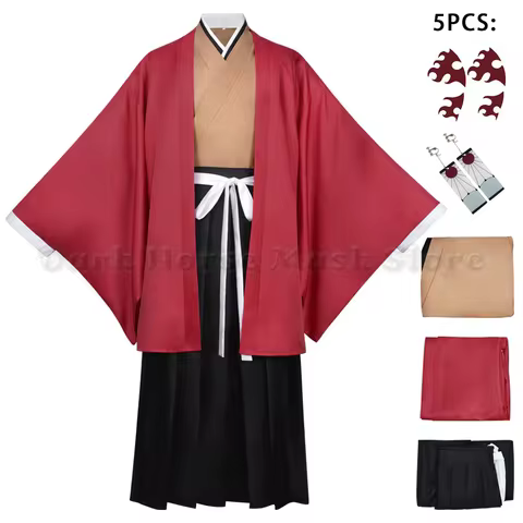 Anime Tsugikuni Yoriichi Cosplay Costume Halloween Party Kimono Anime Demon Slaye Tsugikuni Yoriichi