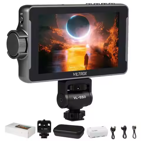 VILTROX DC-550 DC-550 Pro Portable Monitor 5.5" 1920x1080 4K Profissional Monitors HDMI Touch Screen