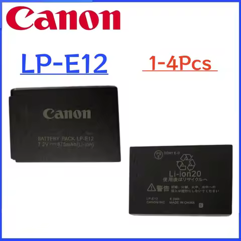 Original LP-E12 Battery 875mAh Batteries For Canon LPE12 EOS M EOS M10 EOS M50 EOS M100 100D Kiss X7