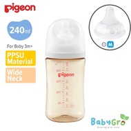 Pigeon Wide Neck PPSU Feeding Bottle 8oz/240ml