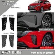 Vemart Perodua myvi gen3 g3 2021-2022 front bumper frame accessories sportivo design carbon fiber mg