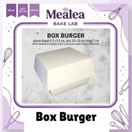 (Unit) 10x10 Burger Box WhiteIVORY