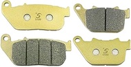 SYUU Motorcycle Replacement Front Rear Brake Pads Brakes for Harley-Davidson Sportster 1200 Custom X