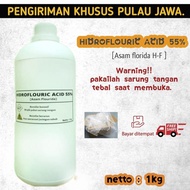 Pelebur Granit Hidroflouric Acid Asam Flourida HF 1 kg