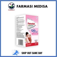 Panadol Children 120mg / 5ml Perisa Strawberi 60ml Suspension Ubat Demam Budak
