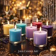 LILIN 60 GR SLOKI GLASS CANDLE 8 HOURS BURNER LIGHTING DECORATION