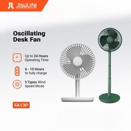 JISULIFE WIRELESS TABLE FAN TYPE-C FAST CHARGING 8000MAH EXTENDABLE DESK FAN 28H WORKING TIME (FA13P