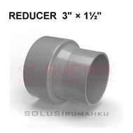RUCIKA Vlock Sock D 3 X 1-1/2" / Reducer 3 x 1 1/2 / Vloksok Vlok Sok Reducer 3 x 1.5