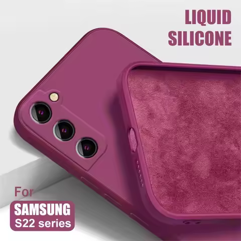 Liquid Phone Case For Samsung Galaxy Note A32 A52 A51 A71 A72 A91 20 S10 S20 S21 S22 S23 S24 S25 Plu