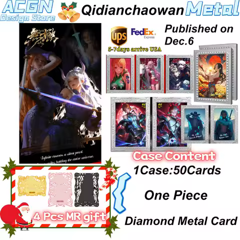 Wholesale 2025 Newest Singularity Tide Game · Wuji × One Piece Full Series Metal Diamond Card Card