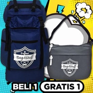 BELI 1 GRATIS 1 - BELI 1 EXPLORER/OAKWOOD TAS GUNUNG 50-60 LITER +GRATIS 1 TAKAGI/ALLEGRO TAS SELEMP