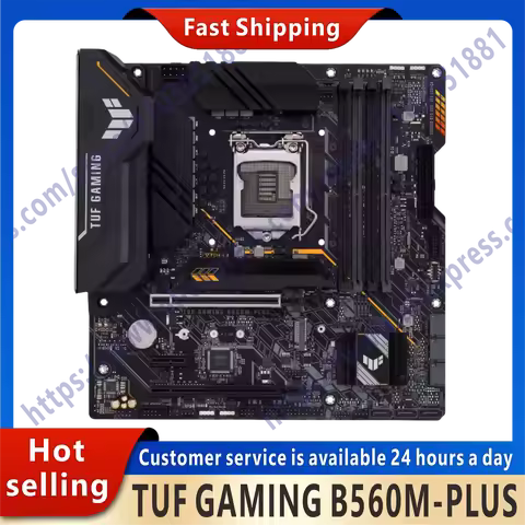 Used TUF GAMING B560M-PLUS original desktop B560 motherboard LGA 1200 i7/i5/i3 USB3.0 M.2