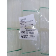 MOTORCYCLE ROAD TAX HOLDER COVER