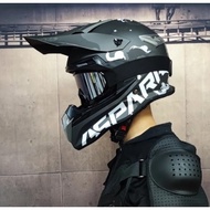 Original ASPHALT Racing Motorcycle Helmet with GOGGLE