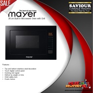 Mayer MMWGBAXXBKMY 38 cm Built-in 25L Microwave Oven with Grill
