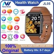 ใหม่ JL05 smart watch non-invasive น้ำตาลในเลือดความดันโลหิต ECG การตรวจสอบอัตราการเต้นของหัวใจ NFC access control กันน้ำและเหงื่อกีฬา smart watch สร้อยข้อมือ