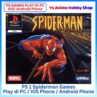 【PS1 GAMES PLAY DI PC IOS ANDROID PHONE】Playstation 1 Spiderman games Marvel Singleplayer Spiderman 