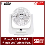 [SG SELLER] EuropAce EJF 398S 9 Inch Jet Turbine Fan. Safety Mark Approved. 3 Years Warranty.