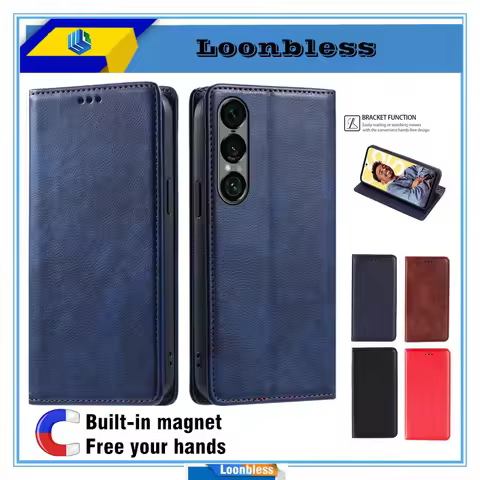 Phone Holster For Sony Xperia 1 VII Case Etui Sony Xperia 1 V VI IV III II Case Book Cover Sony Xper