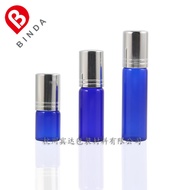 3ml 5ml 7ml Blue Roll-On Bottle Massage Roll-On Perfume Packing Glass Bottle Glass Bead Steel Ball P