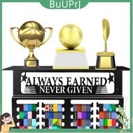 Medal Hanger DisplayTrophy Holder15.8 X 7inch Medal Holder and Trophy Display Hanger Rack Frame Wall