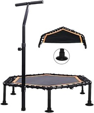 Home Office Trampoline 45Adult Gym Home Small Indoor and Outdoor Bouncing Bed Foldable Aerobic Fitness Trampoline (Color : Style2)