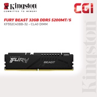 Kingston FURY Beast DDR5 32GB DDR5-5200 CL40 288-Pin DIMM - KF552C40BB-32