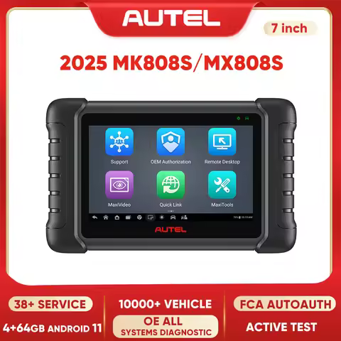 2025 Autel MaxiCheck MX808S MK808S OBD2 Scanner Bi-directional Control Scan Tool 7 inch All System D