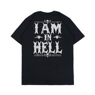 Metal t-shirt Satanic Distro t-shirt Men Women Black SIXCISSORS 666 INHELL