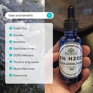 3% Food-Grade Hydrogen Peroxide in Colloidal Silver