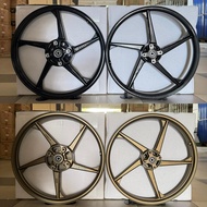 (ENKEI) (G505) SPORTRIM SPORT RIM Y15ZR / Y16ZR LC135 Y125 LC135 V8  Y15 Y16 5 BATANG N 500 GOOD QUA