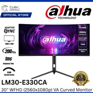 DAHUA 30" LM30-E330CA / LM30-E330CW WFHD (2560x1080 @200HZ) LED VA CURVED LCD GAMING MONITOR (1MS,IN