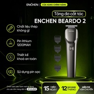 Enchen Beardo 2-speed hair clipper, stainless steel blade, free 4 styling tips -