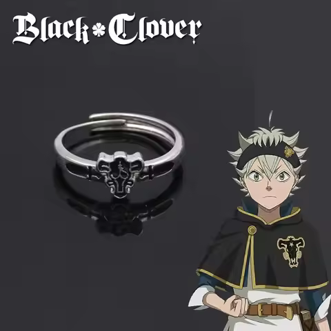 Black Clover Black Bulls Squad Asta Adjustable Cosplay Costume Ring
