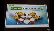 USB Portable Roll Up Drum/Piano