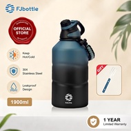 FJbottle Tumbler Tahan Sejuk 1900ml Large Capacity Water Bottle Temperature Retention Leakproof
