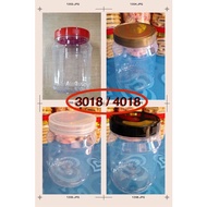 60pcs BUNDLE (3018/4018) Bekas Plastic Kosong Balang Kuih Raya Plastic Jar Cookies Jar Bekas Kuih Be