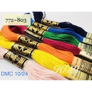 DMC 10/24 Embroidery Threads Benang Sulam DMC Cross Stitch 1Pcs