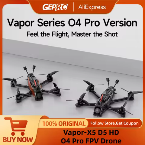 GEPRC Vapor X5/D5 HD O4 Pro FPV Freestyle Drone O4 Air Unit VTX 4K120fps Recording 2207E 1960KV Moto