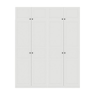 SB Design Square KONCEPT FURNITURE ตู้เสื้อผ้าขนาด 200 ซม. รุ่น Blox Fit in สีขาว