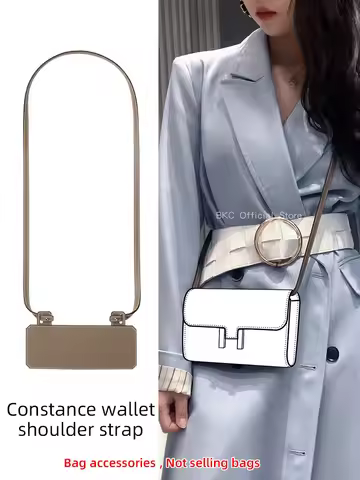 Epsom Leather handmade Length Strap For Hermés with Liner Holder for your Constance long wallet tran