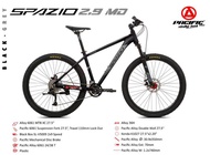SEPEDA MTB PACIFIC SPAZIO 2.9 275 inch ALLOY 2x9 SPEED DISC BRAKE