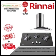 Rinnai RH-C209-GCR Chimney Hood + Rinnai RB-7303S-GBSM 3 Burner Built-in Hob *BUNDLE DEAL - FREE DELIVERY