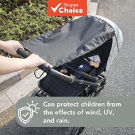 Stroller Sun Shade Windshield, UV Blocking & Waterproof Stroller Cover, Adjustable Baby Stroller Pro