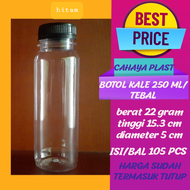 Botol Kale 250Ml-Botol Plastik 250Ml-Per 100 50 Pcs Free Packing Kardus