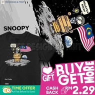 Snoopy Malaysia Merdeka Moon Baju Kain Tshirt Cotton T Shirt Lelaki Neck Newborn Clothing Set Fashion Boy Dress Lengan Pendek New Born Baby Kemeja Korean Women S Kids Girl Thick Putih Budak Kanak Perempuan Sweatshirt Shirts Premium Bunga Viral Cloth Inner